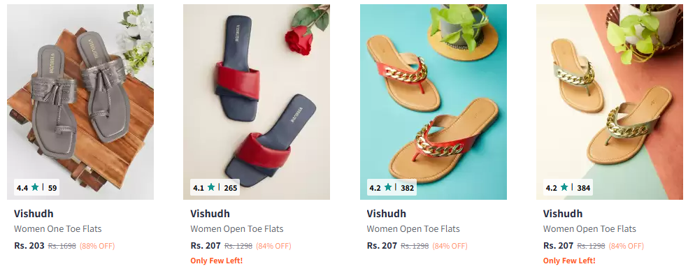 Image of Vishudh Women Flats Starting At @₹203