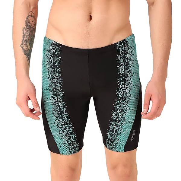 Image of Viva Swimming OMSJ-337 Men's Printed Swimming Jammer