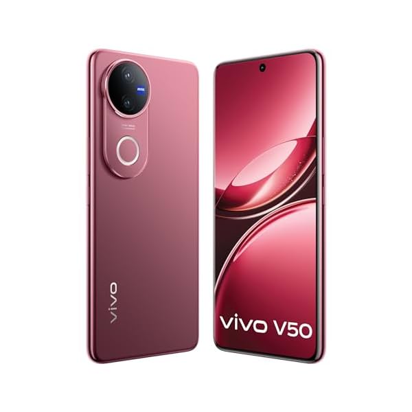 Image of Vivo V50 5G (Rose Red, 8GB RAM, 256GB Storage) 