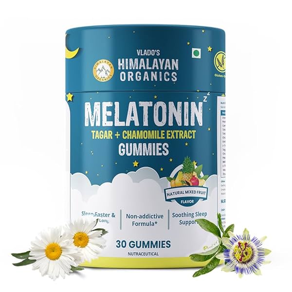 Image of Vlado’s Himalayan Organics Melatonin 5MG Gummies, 30 gummies. 1 