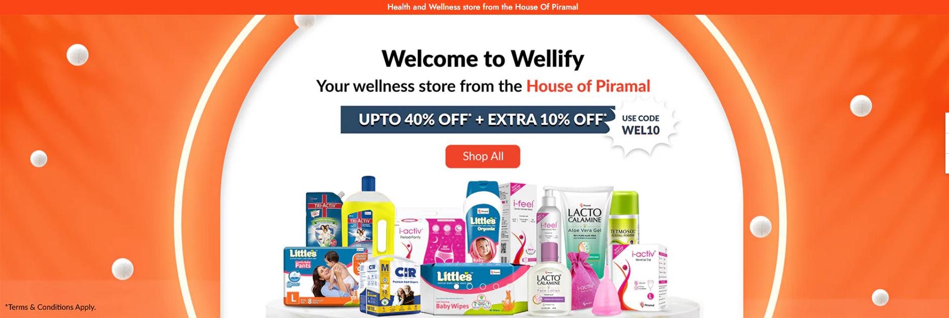 Image of WELLIFY Sale : Up to 40% + Extra 10% Off on Baby Products 