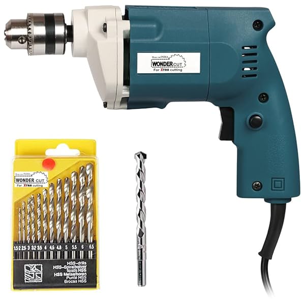 Image of WONDERCUT Wc-Ed-10-B-Cmb Drill Machine 10Mm Masonary Bit Combo, Blue