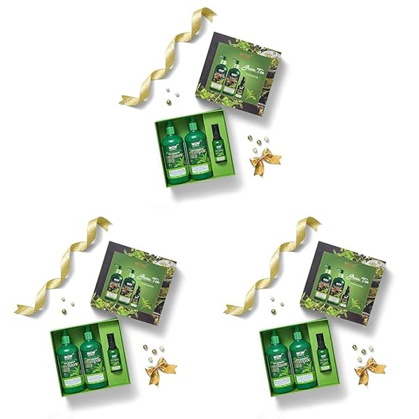 Image of WOW Skin Science Green Tea Restoring Gift Kit (9 in 1)