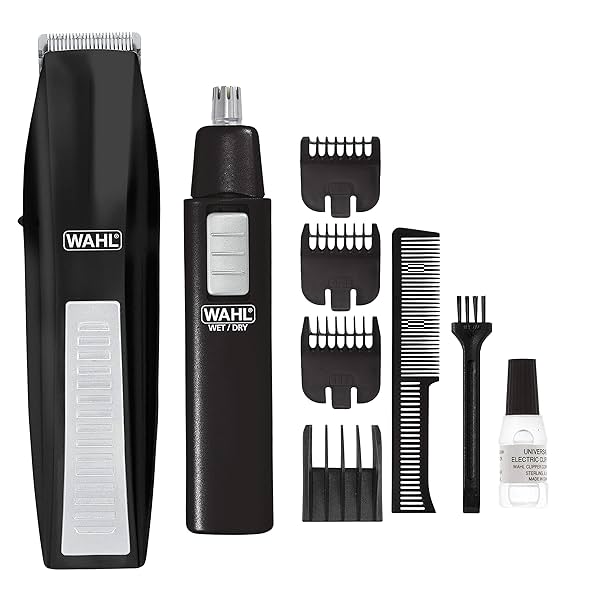 Image of Wahl 5537-1801 Beard Trimmer with Additional Personal Trimmer (Black)