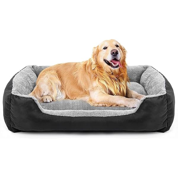 Image of WapaW Dog Bed, Large, 50x66cm, Black