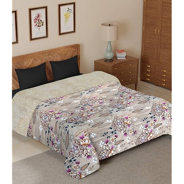 Image of Warmland Presents Super Soft 220 GSM Reversible Comforter for King Size Double Bed