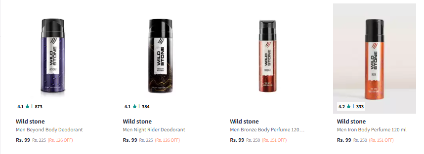 Image of Wild Stone Deo at ₹99