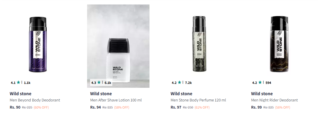 Image of Wild stone Men Beauty Product Starting At @₹90 