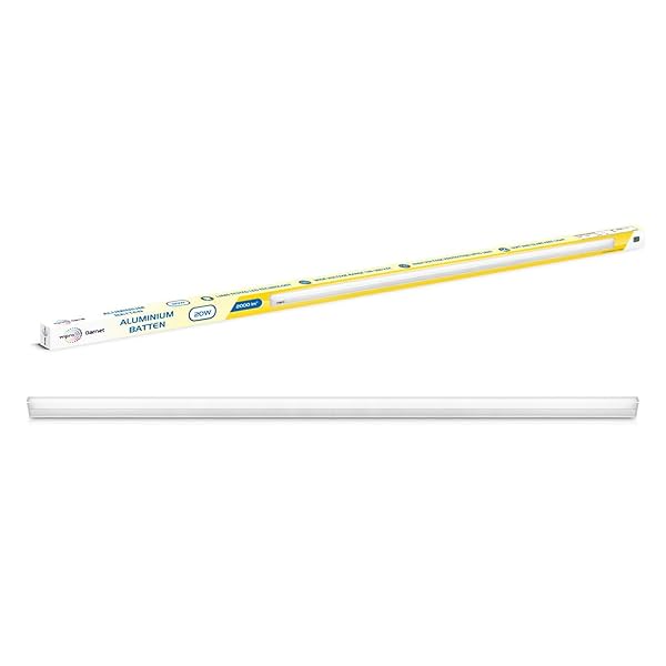 Image of Wipro Garnet 20W Aluminium LED Batten for Home & Office | Bright & Energy Efficient Tubelight |