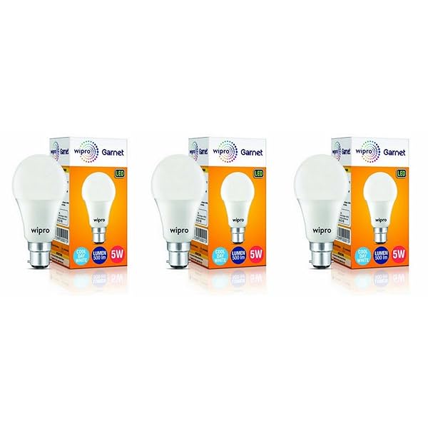 Image of Wipro Garnet 5W LED Bulb for Home & Office