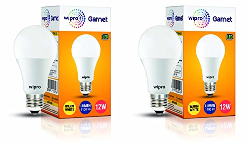 Image of Wipro Garnet LED Bulb 12W Pack of 2