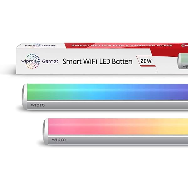 Image of Wipro Wipro Next Smart Wi-Fi 20W CCT+RGB LED Batten