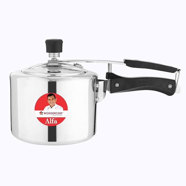 Image of Wonderchef Alfa Stainless Steel Inner Lid Pressure Cooker 3L