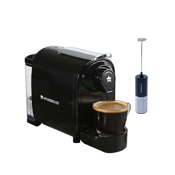 Image of Wonderchef Regalia 1400W Coffee Machine with Frother