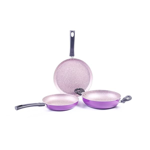 Image of Wonderchef Valencia Non-Stick Cookware 3 Piece Set