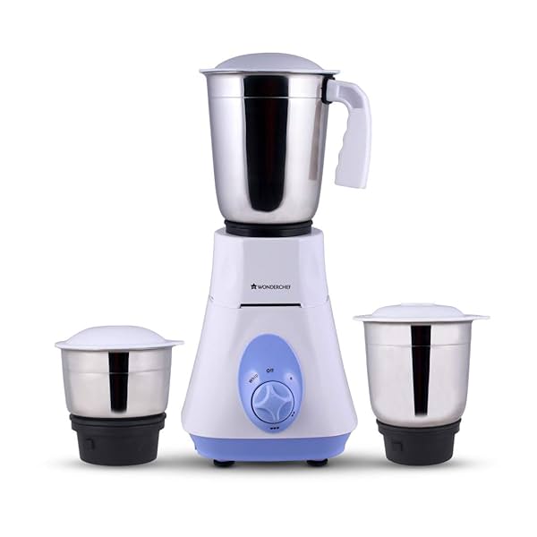 Image of Wonderchef Vietri 500-Watt Mixer Grinder (Blue)