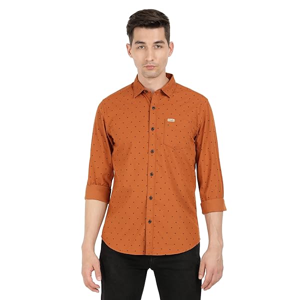 Image of Wrangler Men's Regular Fit Shirts