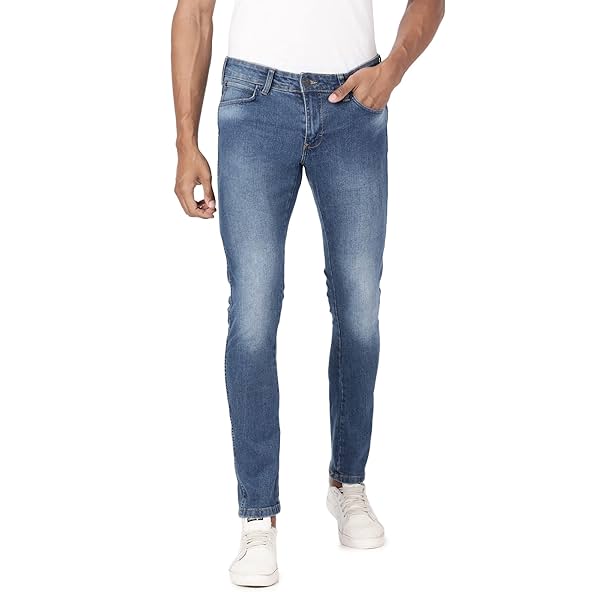 Image of Wrangler Men's Vegas Skinny Fit Low-Rise Jeans