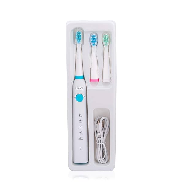 Image of Wurze Sonic Electric Rechargeable Toothbrush 1901 Series with Sonic Technology.