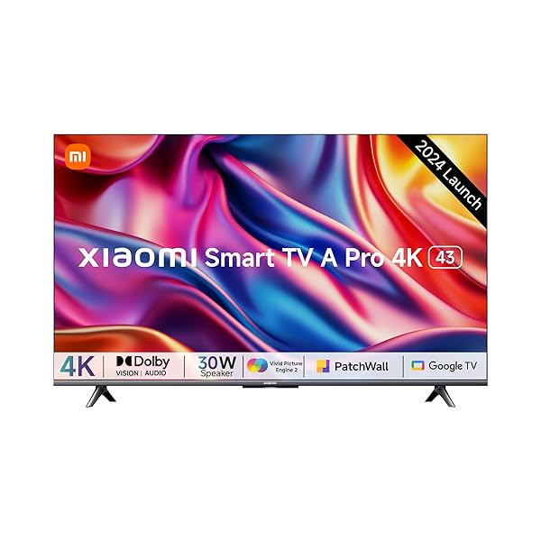 Image of Xiaomi 108 cm (43 inches) A Pro 4K Dolby Vision Smart Google TV