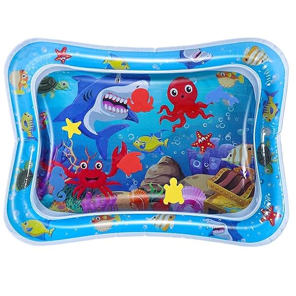 Image of YKXIMS Inflatable Tummy Time Leakproof Play Mat 