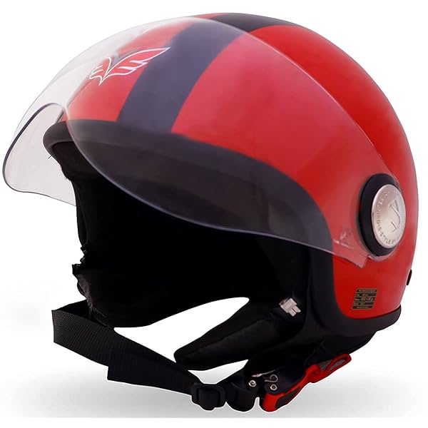 Image of Yamaha Avion Polycarbonate Anti- Scratch Half Face Helmet 