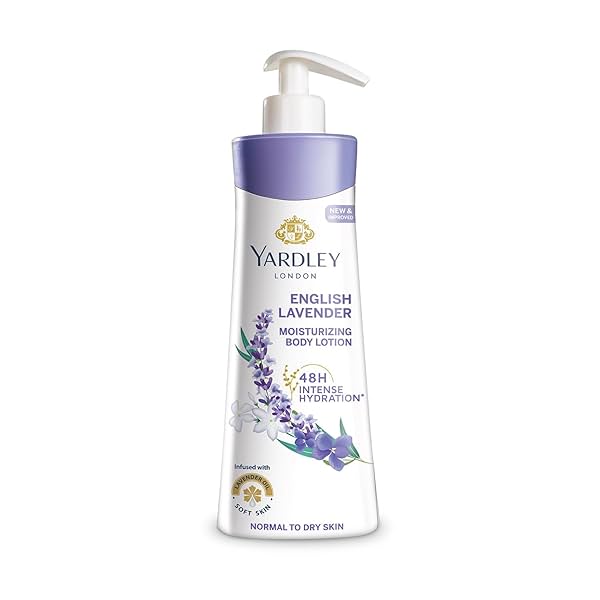 Image of Yardley London English Lavender Moisturizing Body Lotion With Germ Shield| 