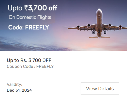 Image of Yatra Coupon: Up to ₹3700 Off on Domestic Flights