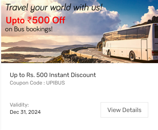 Image of Yatra Coupon: Up to ₹500 Off on Bus Bookings