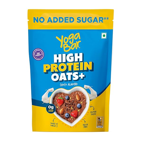 Image of Yogabar High Protein Oats 350g