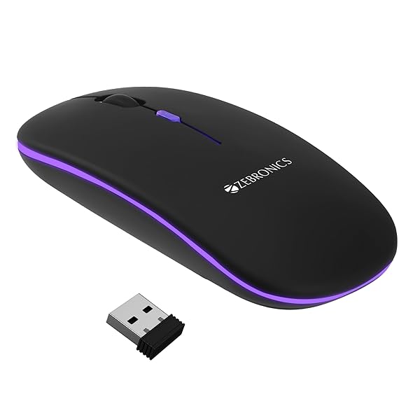 Image of ZEBRONICS Blanc Slim Wireless Mouse