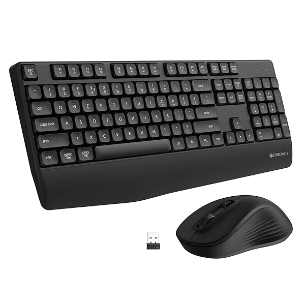 Image of ZEBRONICS Companion 202 2.4GHz Wireless Keyboard & Mouse Combo