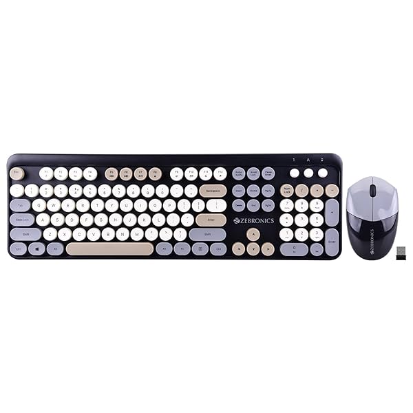 Image of ZEBRONICS Companion 301 2.4GHz wireless keyboard & mouse combo 