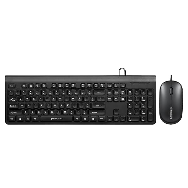 Image of ZEBRONICS JUDWAA 880 Wired USB Keyboard & Mouse Combo