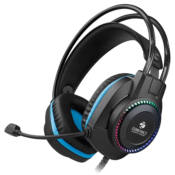 Image of ZEBRONICS Jet Premium Wired Gaming On Ear Headphone