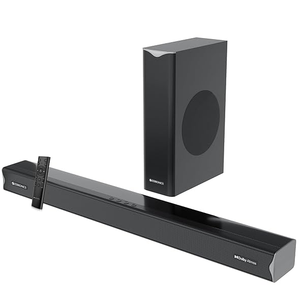 Image of ZEBRONICS Jukebar 1000 - Dolby Atmos Soundbar with Subwoofer, 200W