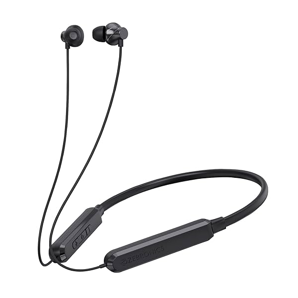 Image of ZEBRONICS Jumbo LITE with 70 Hours Backup, Bluetooth v5.2 Wireless In Ear Neckband