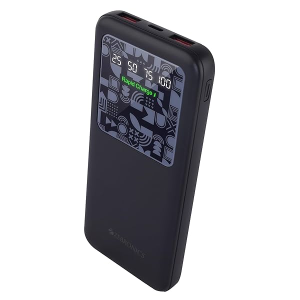 Image of ZEBRONICS MB10000S15 Power Bank, 10000 mAh