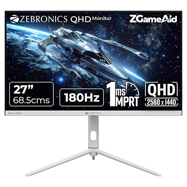 Image of ZEBRONICS New Launch N27C 27 inch Gaming Monitor