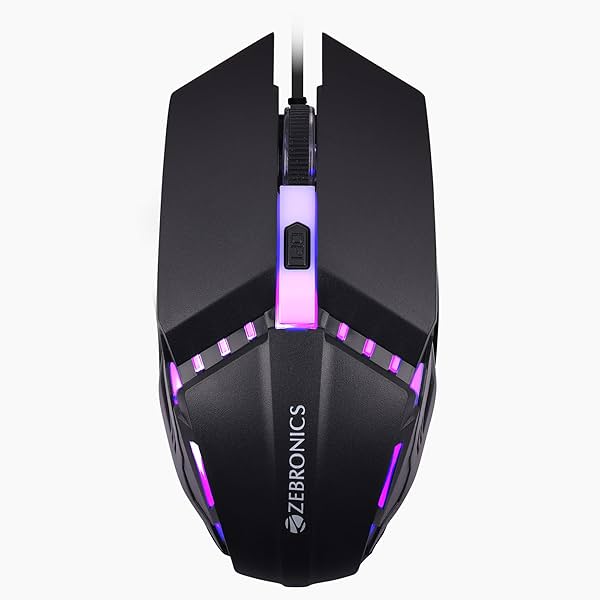 Image of ZEBRONICS PHERO Wired Gaming Mouse with up to 1600 DPI