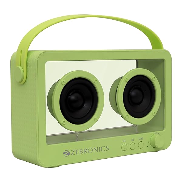 Image of ZEBRONICS Sound Feast 75, Portable Bluetooth Speaker, 14 Watts, 12 Hours Playback.