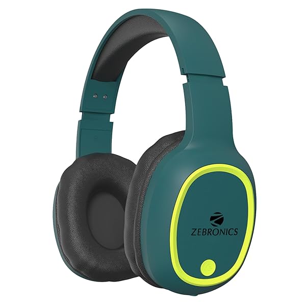 Image of ZEBRONICS Thunder Bluetooth 5.3 Calling Over-Ear Wireless Headphones