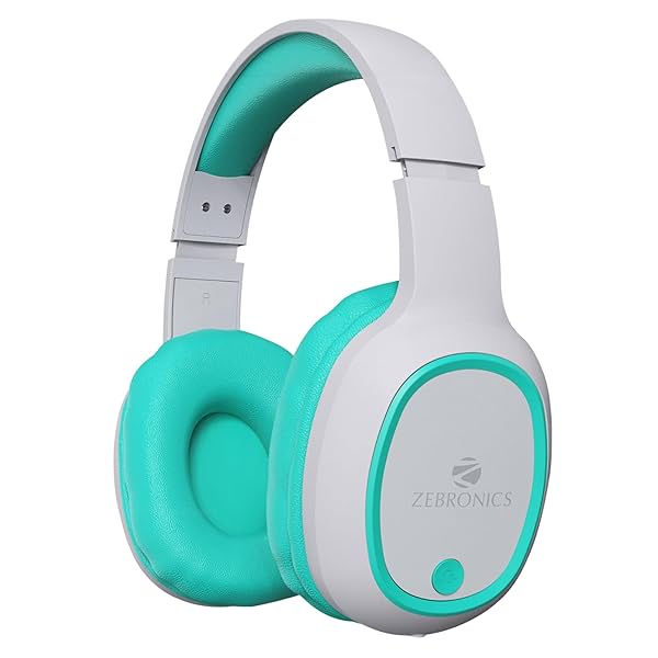 Image of ZEBRONICS Thunder Bluetooth 5.3 Wireless Headphones with 60H Backup, Gaming Mode