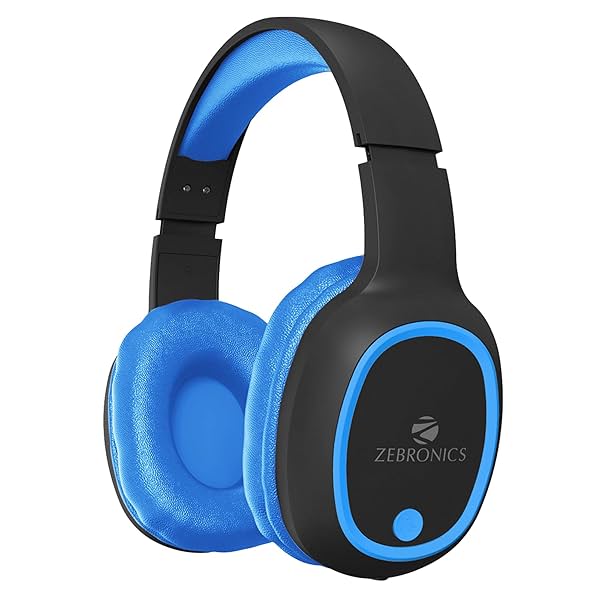 Image of ZEBRONICS Thunder Over Ear Bluetooth 5.3 Wireless Headphones with 60H Backup