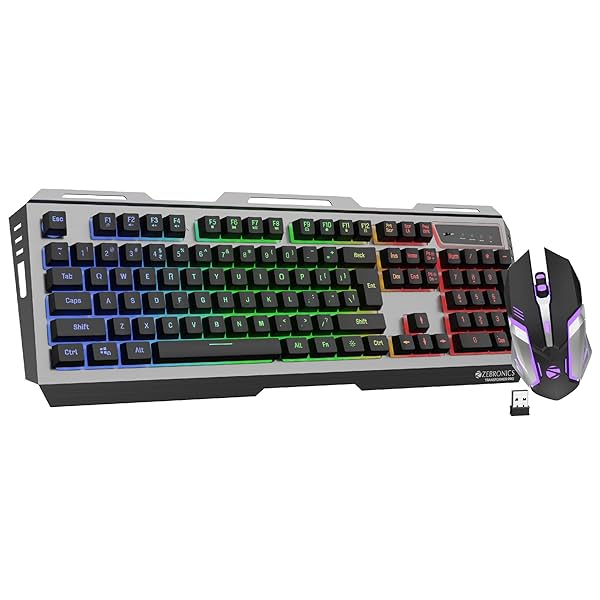 Image of ZEBRONICS Transformer PRO Gaming Wireless Keyboard & Mouse