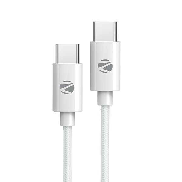 Image of ZEBRONICS Type C Braided Cable 60W 1M