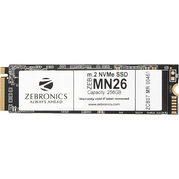 Image of ZEBRONICS ZEB-MN26 256GB M.2 NVMe Solid State Drive (SSD)