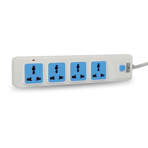 Image of ZEBRONICS ZEB-PS4301 2500 WATTS Power Extension Socket with 4 Universal sockets