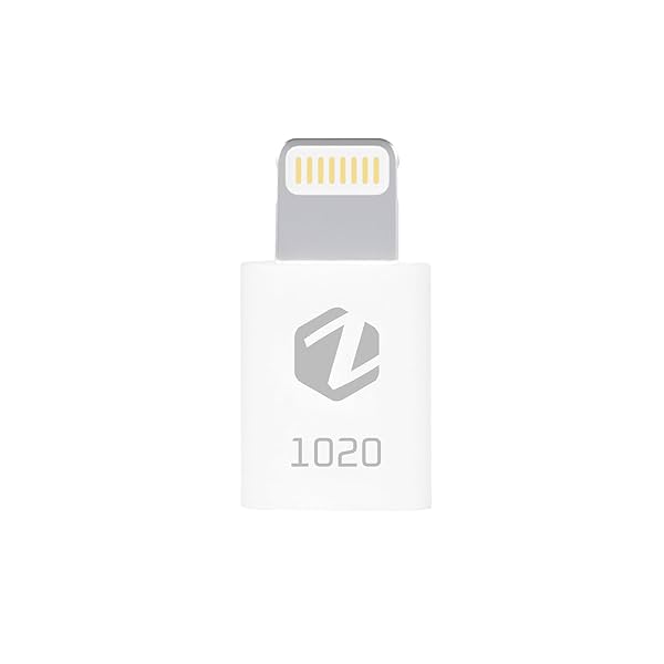 Image of ZEBSTER Z-LM30A Micro USB to Lightning Adapter (White)