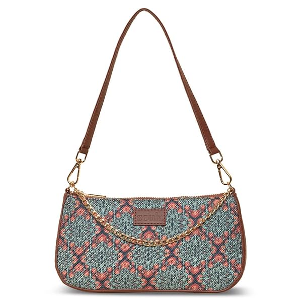 Image of ZOUK Motif Printed Women's Mini Shoulder Bag 